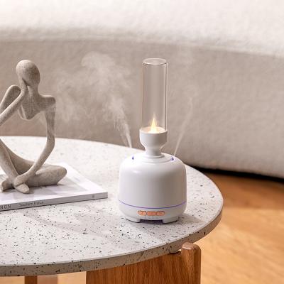 China Hotel Essential Cradle Design Romantic Atmosphere Oil Aroma Diffuser 300ml Mini Portable Home Aromatherapy Diffuser for sale