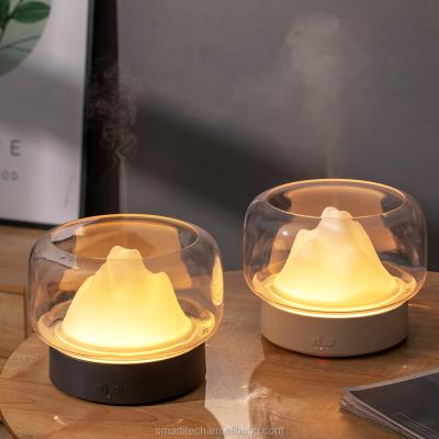 China Hotel Mountain Design 400ml Aroma Diffuser Portable Ultrasonic Cool Mist Air Humidifier for sale