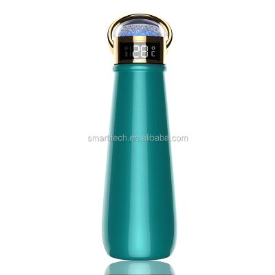 China Display Temperature Health Vacuum Smart Cup 304 Stainless Steel Portable Smart Thermos Bottle with Temperature Display Can Keep Water 24 Hours Hot or Cold for sale