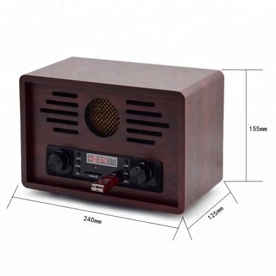 China Hot Selling Vintage Encodable Fm Radio Fm Radio Receiver With USB SD Recording for sale