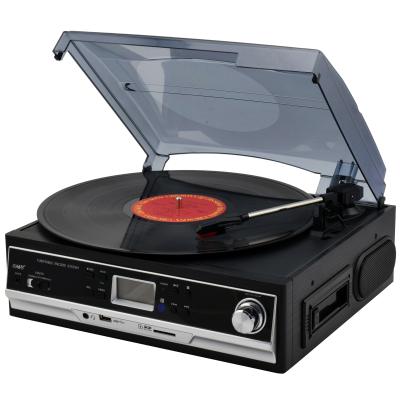 China Class phonograph usb sd play& 2019 Classic Record Vinyl Record Phonograph USB SD Play&Record Cassette, AM FM Radio for sale