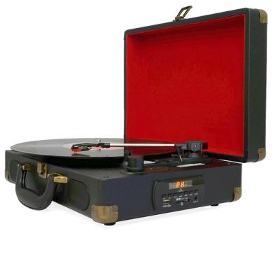 China Suitcase Turntable With USB 2019 Hot Selling Portable Suitcase Turntable BT BT Record Player With USB SD Play And Record, Blue Tooth, FM Radio for sale