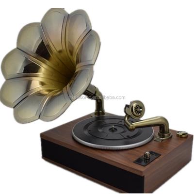 China hub player| USB| SD Disc| Radio| Antique High End Cassette 4 In 1 Phonograph Turntable Vinyl Desktop Player For Sale for sale