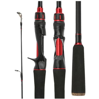 China Low MOQ High Quality Carbon Fiber 1.8m 2.1m Small Carbon Fiber 2.4m Portable Spinning Telescopic Fishing Rod for sale