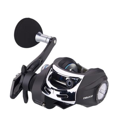 China 7.2:1 metal water drop metal left straight high quality fishing reel carrete de pesca big game for sale