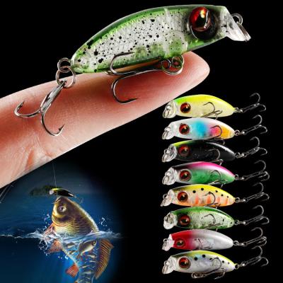 China 3.1g Metal Drop Shipping Bionic Fish Sublimation Printing 3D Eye Blanks Fishing Lure Bait With Two Hooks for sale