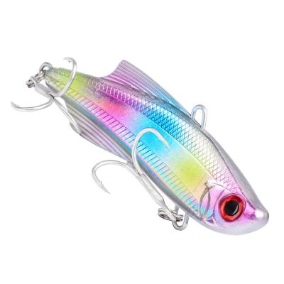 China Wholesale High Quality Colorful Metal Bionic 3D Eyes 20.5g 7.3cm Down Hard Metal Fishing Lures for sale