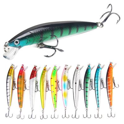 China ABS Drop Shipping ABS 10cm Minnow 9g Sublimation Painting OEM Hot Selling Bait Wholesale Fishing Lures for sale