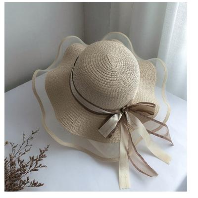 China 2022 new design brim ladies straw hat fashion women summer sun protection big picture drop shipping for sale