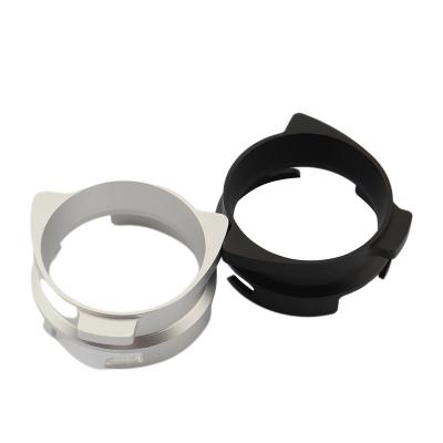 China Viable 54mm Portafilter Coffee Dosing Ring Espresso Machine Grinder Professional Dosing Ring For Breville Black Silver for sale