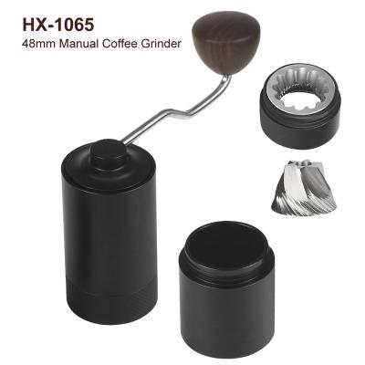 China 2021 China High Quality 40g Manual Hand Coffee Grinder Manual 48mm Burr Coffee Grinder Stainless Steel 48mm Coffee Grinder for sale