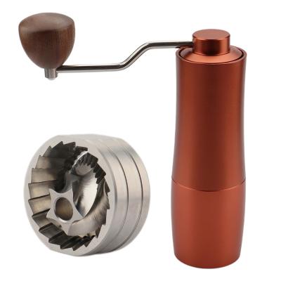 China New design & Large capacity & Amazon HOT Selling Portable Manual Coffee Grinder Rose Gold Hand Coffee Grinder Unique Manual Coffee Grinder Mill for sale