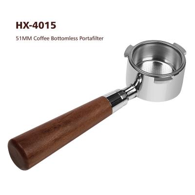 China 2020 New Viable Tools Bottomless Basket Portafilter Coffee Portafilter 51mm For Delonghi for sale