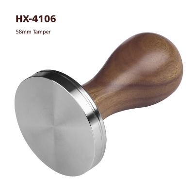 China Coffee Tamper 49mm 51mm 53mm 54mm 57mm Coffee Tamper Espresso Portafilter Tamper Sustainable Customizable Wooden 58mm Dispenser for sale