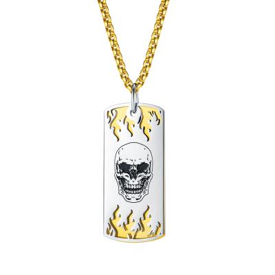 China Hot Selling Custom Design Necklace Stainless Steel Necklace Chain Pendants Luxury Luxury Stainless Steel Pendant Necklace For Hiphop Custom Necklace for sale