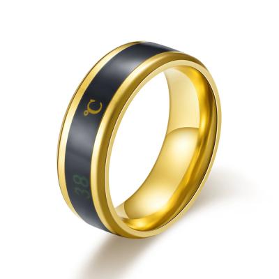 China FASHIONABLE Personality Best Selling Process Temperature Control Rings Smart Ring for sale