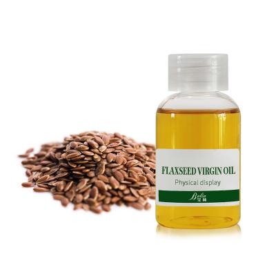 China Health Protects Bulk Pure Organic Cold Pressed Baolin Flaxseed Oil / Flaxseed Oil Price For Cosmetic for sale