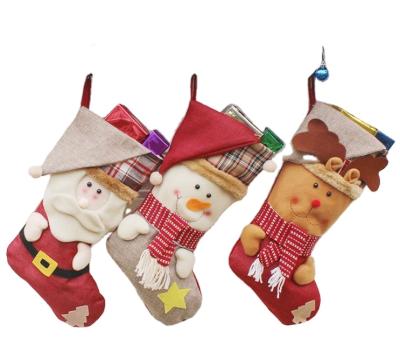 China QUICK DRY Christmas gift sock Christmas socks special gift sock bag cartoon eco-friendly pattern gift package for sale