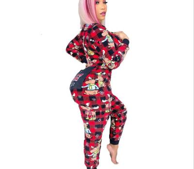 China Wholesale Custom Christmas Women's Pajamas Jumpsuit 2020 QUICK DRY NEW Christmas for Women Christmas Clothing for sale