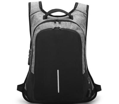 China With Waterproof USB Anti Theft Computer Laptop Bags Password Backpack For Men Backpack Set for sale