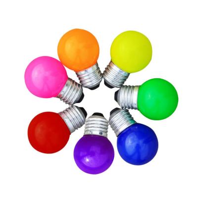 China The garden/theme park/house/etc. led color bulbs decoration led bulbs g45 red color bulb e27 b22 for sale