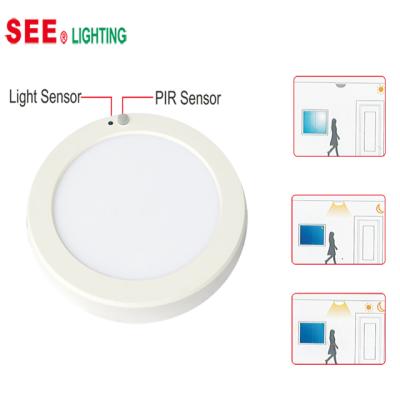 China Minimalist design 20w private photocell with sensor surface ceiling pir plus photocell sensor ceiling light for sale