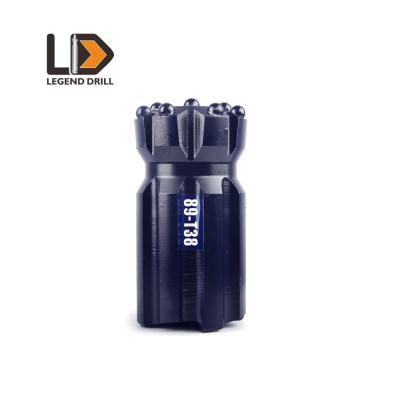 China High Speed Top Hammer Drill Bits , 102mm R32 Threaded Rock Boring Drill Bits for sale