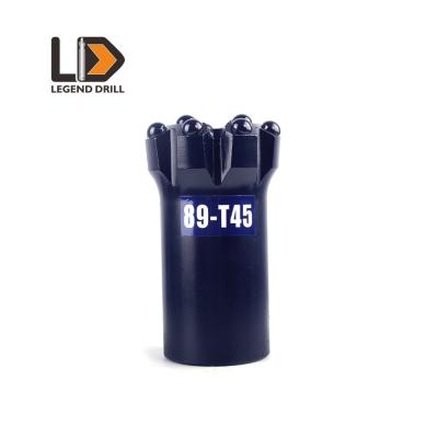 China Black 89mm T45 Top Hammer Drill Bits , Wear - Resisting Water Well Drill Bits for sale