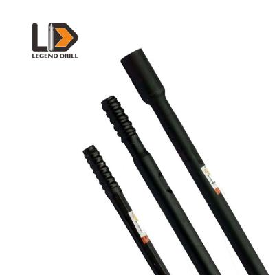 China T38 Long Hole Drilling Threaded Extension Rod Round Shape Rock Drilling Tools for sale