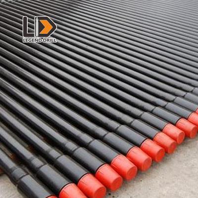 China Round Shape Threaded Drill Rod 1525 - 6110mm For Rock / Mining Drill Machinery for sale