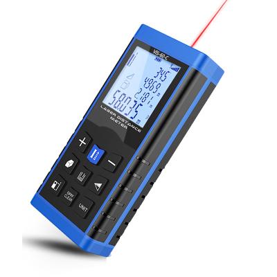 China 40m 60m 80m 100m Mini Multifunctional High Precision Laser Distance Meter Laser Range Finder for sale