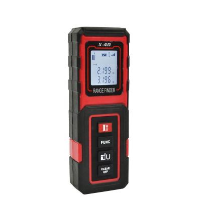 China 40m X-40 Cheap And Fine Light Accuracy Meter High Quality Laser Distance Meter for sale