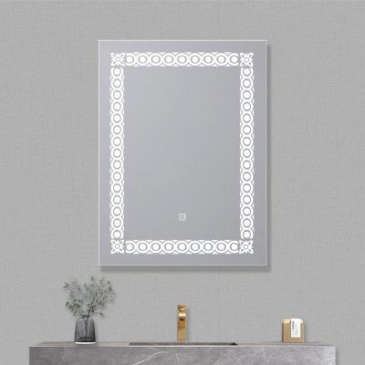 China Illuminated Hot-selling 2021 Product 2021 Large LED Backlit Smart Bathroom Mirror Wall Mounted Vanity Light Luxury Hotel for sale