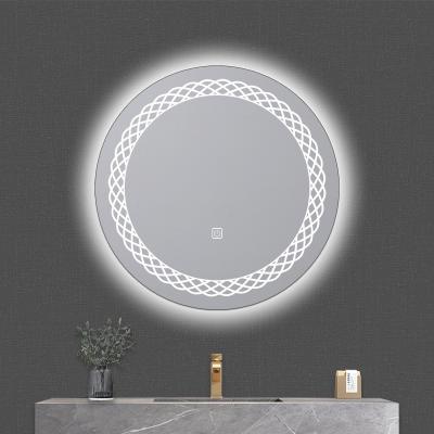 China Bright Modern Home Decor Wholesale LED Makeup Strip Lights Touch Up Switch Light Round Mirror Decoration for sale