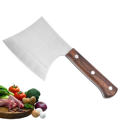 China Contemporary high quality professional stainless steel cleaver knife with rosewood handle kitchen knife for buther for sale