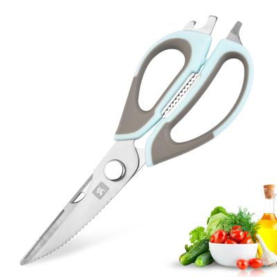 China Multifunctional Kitchen Scissors Factory Kithchen Kitchen Household Tools Wholesale Universal Stainless Steel Chicken Bone Scissors for sale