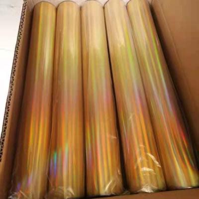 China Factory Price Moisture Proof/Single Foil Stamping Foil Top Grade Holographic Cool Gold And Silver 640mm/1280mm 120meters/240 meters for sale