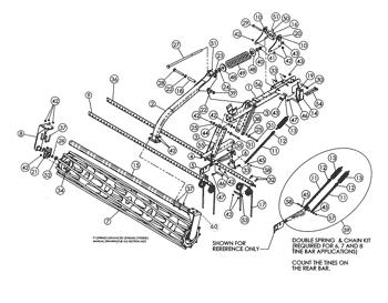 China 06407120 SUPPORT ASSY. Case parts TM255, TIGER-MATE, 200, TIGERMATE II for sale