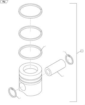 China 4892712 PISTON PIN,38mm OD x 82mm L Case parts FARMALL 85U, FARMALL 90, FARMALL 95, FARMALL 95C, FARMALL 95U, 750K, 750L, 586G, 588G, 650K, 650L, JX1085C, JX1095C, JX1070U, JX1080U, JX1090U, JX1100U, PUMA 115, PUMA 125, PUMA 130, PUMA 140, PUMA 14... for sale