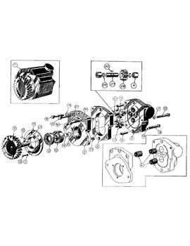 China 1-4227 WIRE NEUTRAL START SWITCH Case parts 256, RC210, ST210 for sale