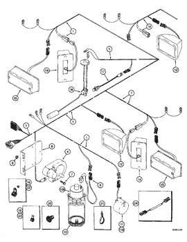 China 141730A1 WIRE HARNESS Case parts 2388, 2144, 2166, 2188, 2344, 2366, 2377 for sale