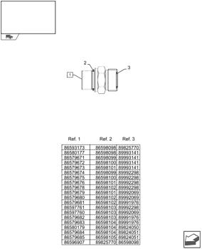 China 86579676 HYD CONNECTOR,13/16