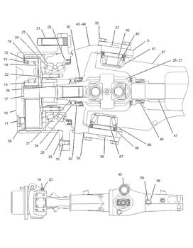 China 1307027 CARRIER Caterpillar parts 416C, 416D, 420D, 424D, 426C, 428C, 428D, 430D, 432D, 436C, 438C, 438D, 442D for sale