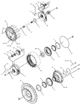 China 2466190 CARRIER Caterpillar parts D3K XL, D3K2 LGP, D4K XL, D4K2 XL, D5K LGP, D5K2 XL for sale