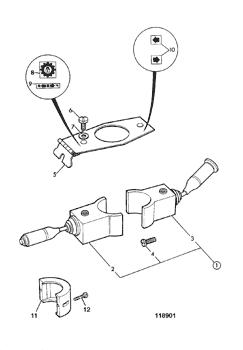 China 701/80355 Switch Steer Column RH for sale