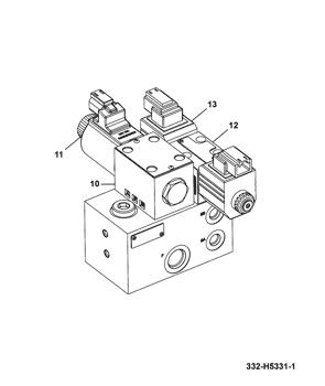 China 334/C0456 Coil 12V DC 26W JCB parts for sale