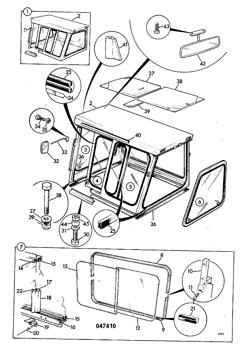 China 102/74300 Mirror JCB parts for sale