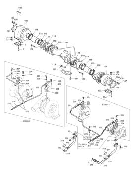 China 65.09100-7087 TURBO CHARGER Doosan parts for sale