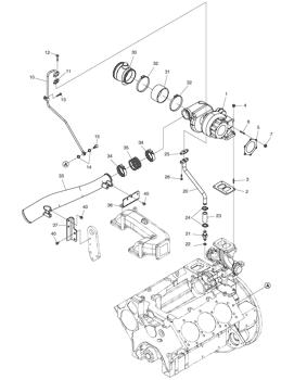 China 65.09100-7106 TURBO CHARGER ASS'Y Doosan parts for sale