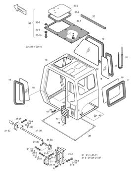 China 2161-1870-02 PANEL Doosan parts for sale